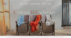 Desktop Screenshot of couleurs-cachemire.com
