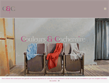 Tablet Screenshot of couleurs-cachemire.com